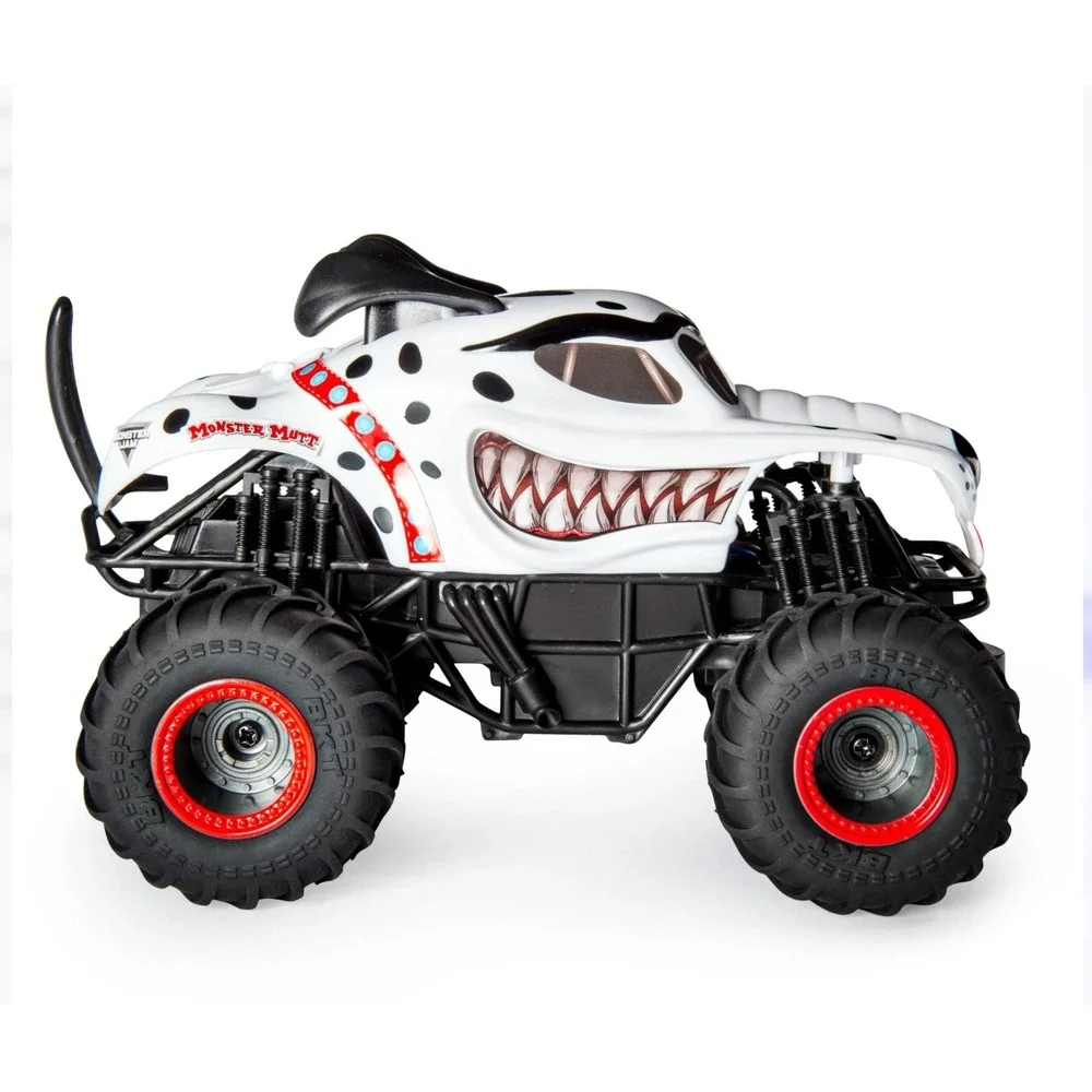 Monster Jam Monster Mutt Dalmatian 1:64 Diecast Truck White‎ NIB